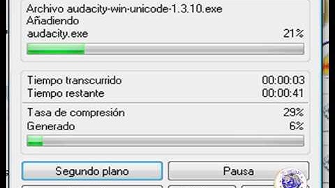 crear programas portables con winrar