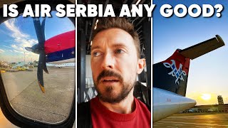 Flying the Air Serbia ATR 72 to Ljubljana
