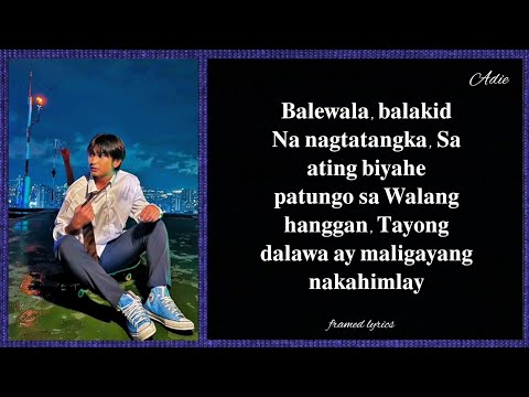 Adie - Tinatangi ft. Chrstn Lyrics (Framed)