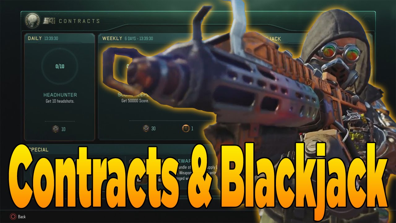 NEW Contracts and Blackjack are HERE! (Black Ops 3 News)