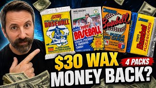 Spent $30 on Vintage Wax Packs… Did We Make Our Money Back
