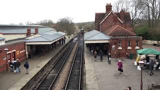 Branch Line Weekend: 263 and W24 Arrive at Sheffield Park