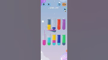 game water color sort level 241   fun brain games |   WalkThrough Solution Gameplay