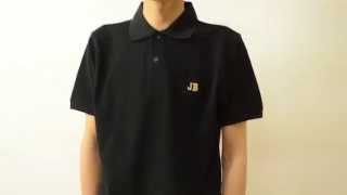 （OPポロシャツ）JB Clothing オリジナルロゴ ワンポイント刺繍 半袖ポロシャツ ジーンズバグ 英字 シンプル アメカジ メンズ 大きいサイズ OPPL-JB mv152