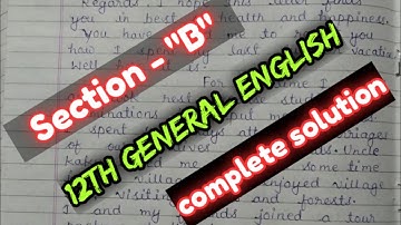 Class 12 general English revision paper solution pdf / 12वीं अंग्रेजी रिवीजन पेपर सॉल्यूशन pdf