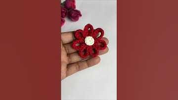 🌼👌🏻Wow Amazing 🌼Very Easy Crochet flower motif making for beginners🌼#trending #shorts #viral