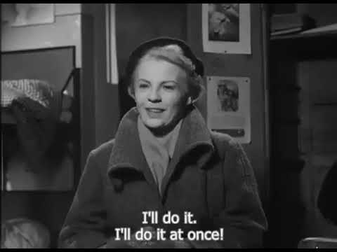Children, Mother, and the General 1955 Classic War Film, Hilde Krahl, Therese Gieh still