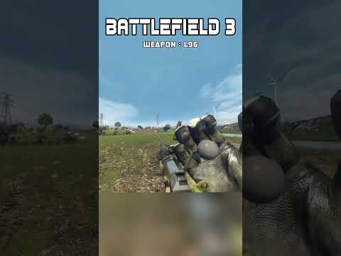 Battlefield 3 LA-B 300 VS MWIII L96 Reload #callofduty #shorts #gaming #battlefield3