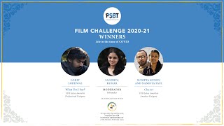 Film Challenge Conversation #6
Catch the winners of the PSBT Film Challenge 2020-21 - Lohit Lodhwal, Nandita Paul and Sudipta Kundu in conversation with Sandhya Kumar telling us why they made the films they did.
In 2020, the first year of lockdowns and Covid, the Public Service Broadcasting Trust, in partnership with the Foundation for Universal Responsibility of His Holiness The Dalai Lama, announced a Film Challenge. Amateur and professional filmmakers were invited to send in their creative interpretations of one of the most challenging moments we have collectively faced in living memory.
It was clear from the entries that the Covid experience had affected everyone - and what emerged were beautiful, poignant films that indicated the filmmakers ability to reflect deeply and compassionately on our shared experiences.
www.psbt.org | www.furhhdl.org
PSBT Film Challenge 2020-21
PSBT & Foundation for Universal Responsibility:
Rajiv Mehrotra – Managing Trustee
Film Challenge Director:
Aparna Sanyal
Team:
Purnima Mehta
Pranami Tamuli
Nabina Chakravarty
Shailendra Singh Rawat
Outreach Advisor:
Premendra Mazumdar
Social Media Promotion
Team Socio Sketch Media (Sunil Agrawal, Joey Pathak,
Iti Sharma, Nutan Baraik, Ankisha Rana, Srishti Millicent)
Himanshu Khaneja Film Challenge Conversation #6