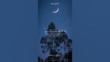 القرآن الكريم _ سورة الأنفال _ ماهر المعيقلي