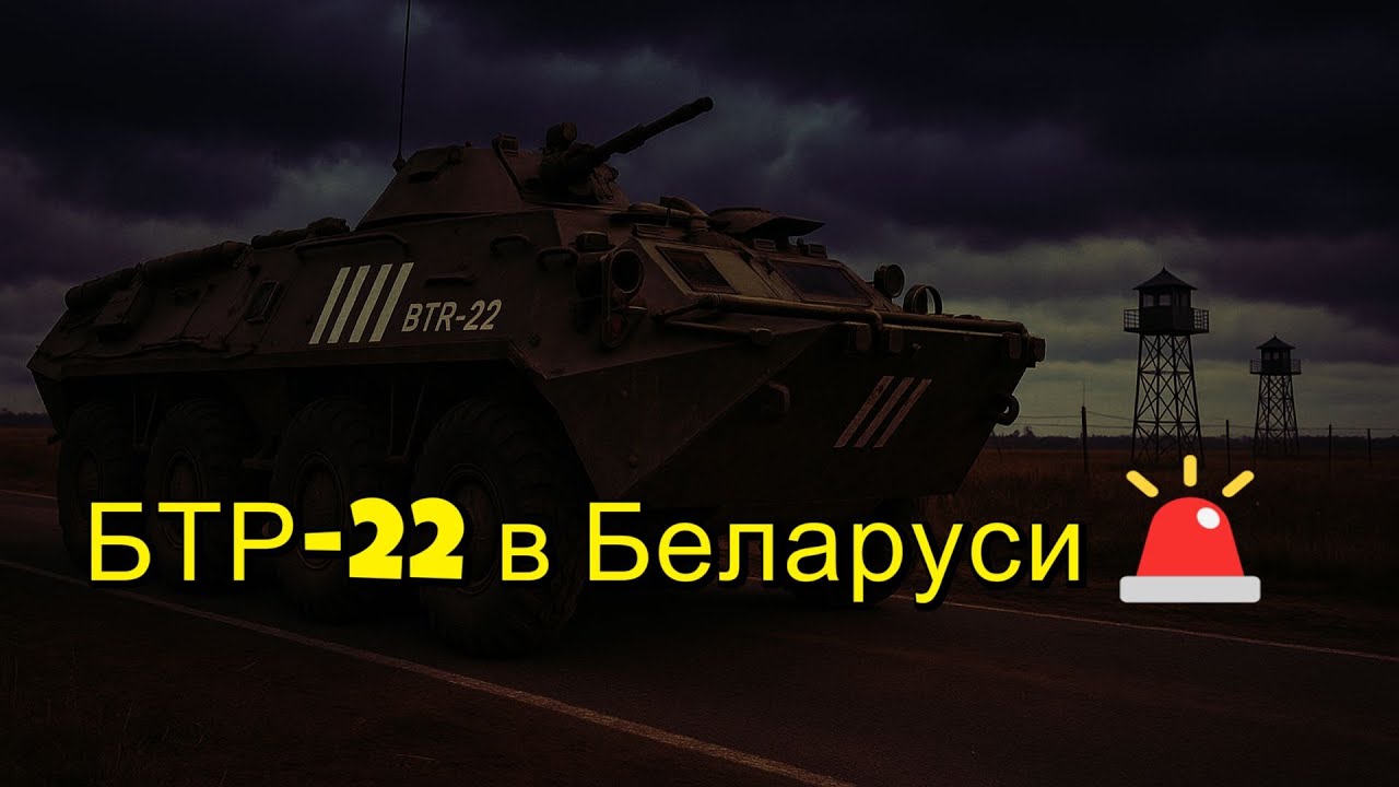 Новый российский БТР-22 замечен в Беларуси — напряжённость на границе растёт