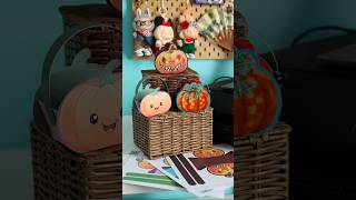 FREE! Easy Halloween Printable 🎃Last-minute treat pumpkin baskets! #halloweencrafts #freedownload