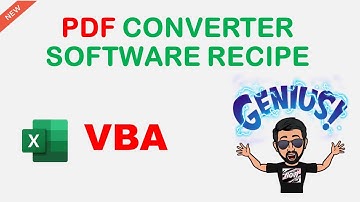 Learn to make PDF converter software within 5 minutes through VBA.