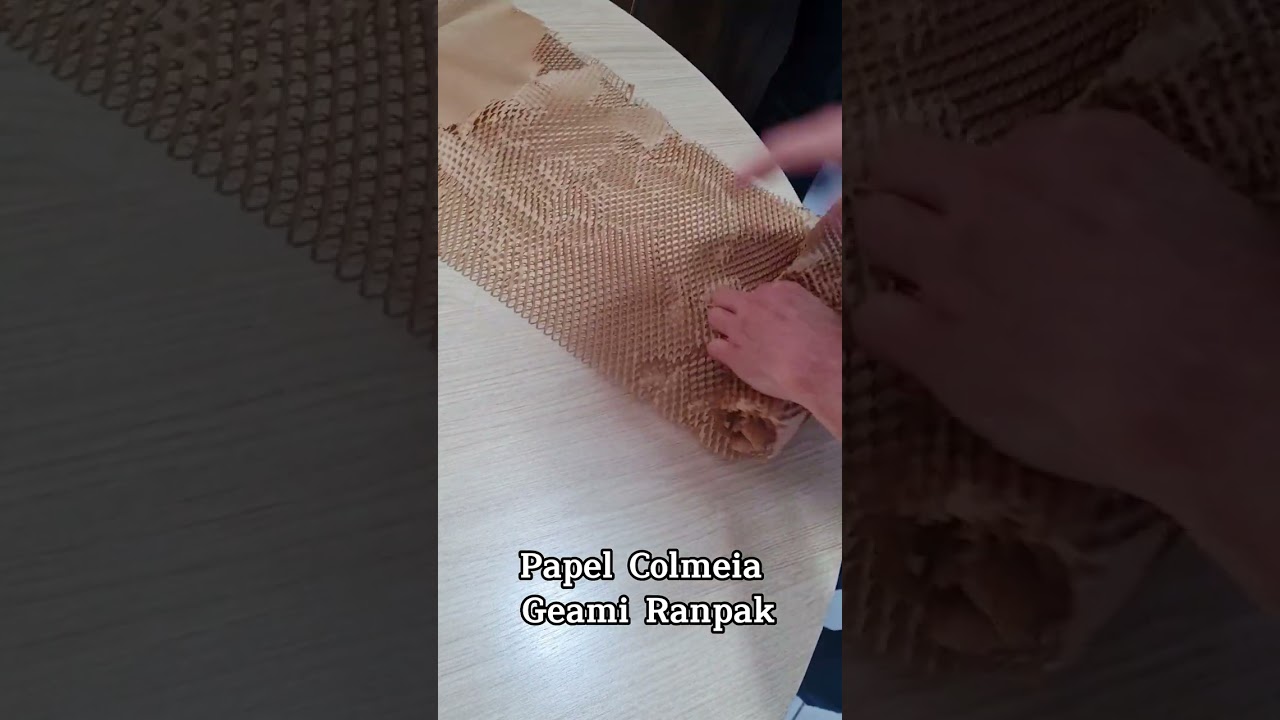 Geami exbox mini, papel colméia - Ranpak Brasil