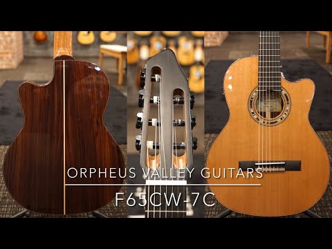 Orpheus Valley Guitars F65CW-7C 7弦 エレガット シダー単板 - YouTube
