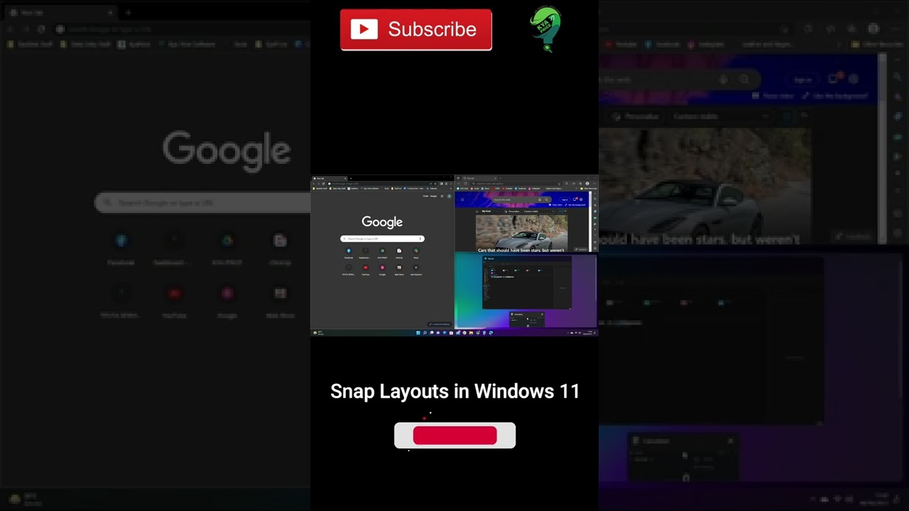 Snap Layout in Windows 11