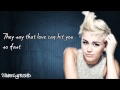 Miley Cyrus - My Darlin' (Ft. Future) - Lyrics