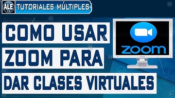 Como Usar Zoom Para Dar Clases Virtuales - Hacer Video Conferencia