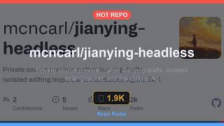 jianying-headless: The Hottest Python Repo on GitHub Right Now