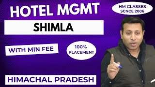 BEST HM COLLEGE IN SHIMLA HIMACHAL PRADESH | TOP HM COLLEGE IN SHIMLA HIMACHAL PRADESH
