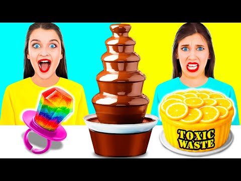 Chocolate Fountain Fondue Challenge | Funny Situations and Fails by Choco DO