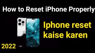 How To Sign Out Apple Id ||Erase iphones 2023 ipnoe reset kaise karen || iphone 11,12 13 #youtube