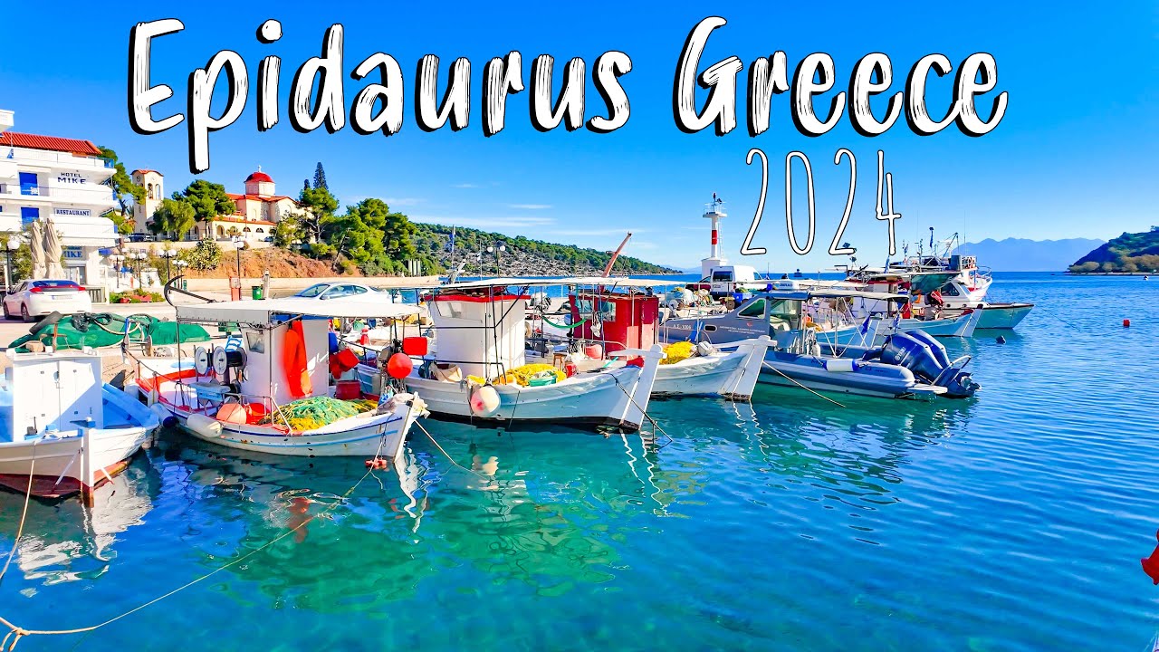 Epidaurus Greece, a silent walking tour and epic drone shots of Ancient Epidaurus, Greece 2024