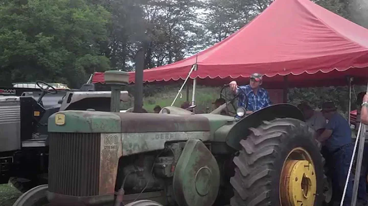 John Deere 830 on dyno