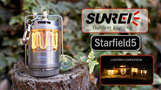 SUNREI Starfield5 - 300 lumens multi-functional camping lantern