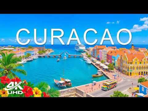 Curacao 4K | Stunning Caribbean Harbor, Colorful Dutch Architecture & Crystal Clear Waters