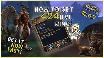 Onyx Annulet Ring 424ilvl - How to Craft/Upgrade Primordial Gems & Goldmaking Tips 10.0.7 WoW