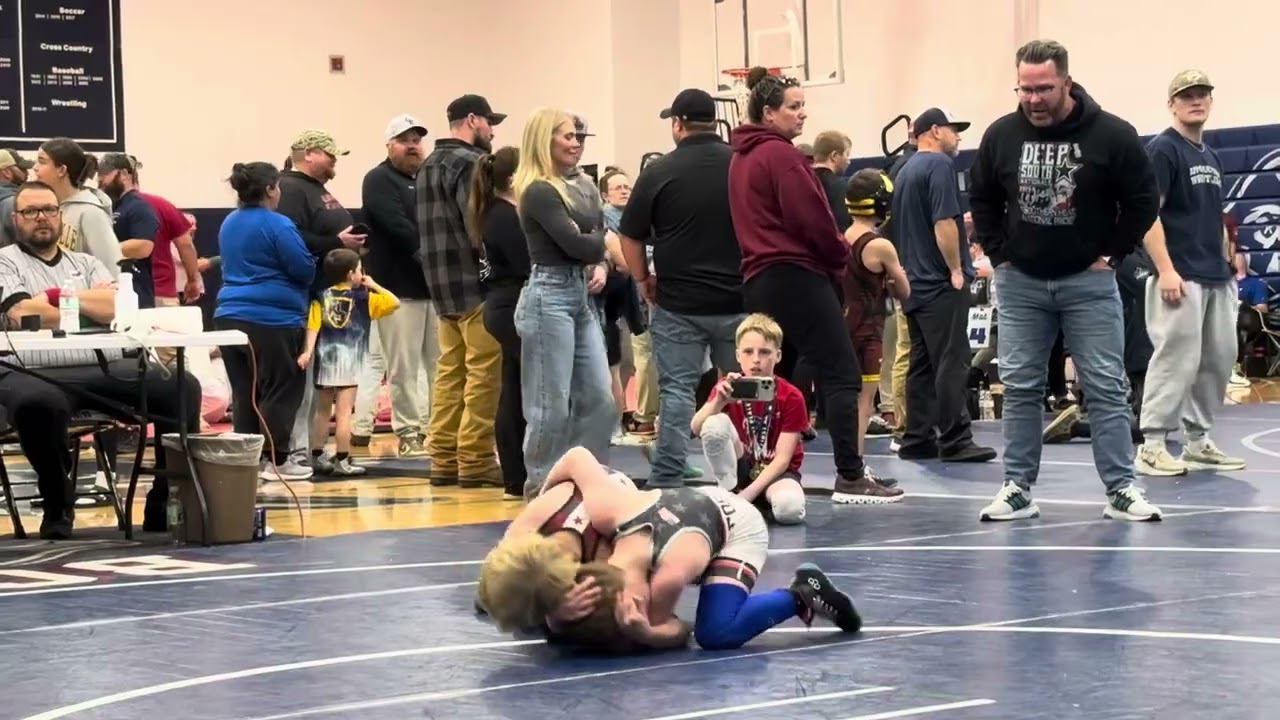 2025 Appomattox Wrestling Tournament- Hatcher’s first match (56-58)