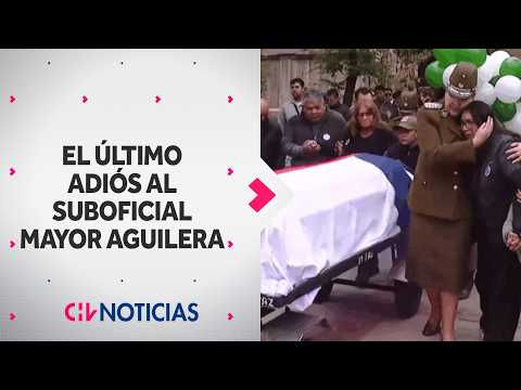CON HONORES: Así fue la emotiva despedida del cabo Cristopher Aguilera en el cementerio - CHV