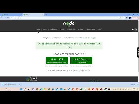 Install node.js