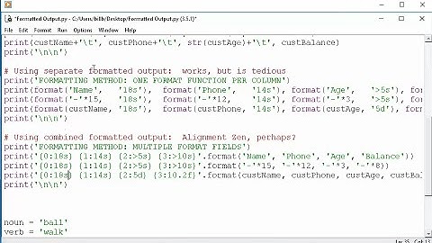 Python-4s Supplemental: Using the String Format Method