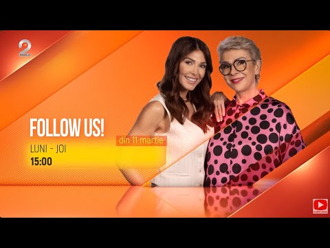Emisiunea “Follow us!” va avea premiera luni, 11 martie, la Kanal D2!