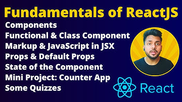 Learn ReactJS Fundamentals in Just One Video: Build Counter App
