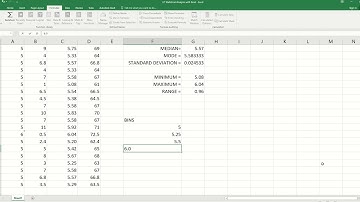 3 7 Statistical Analysis with Excel VIDEO