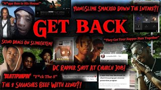 Skino DRAGS On SlimeGetEm + SQUASHES 22nd BEEF?! YungSlime SMACKED! & DC Rapper Shot At CHURCH JOB!