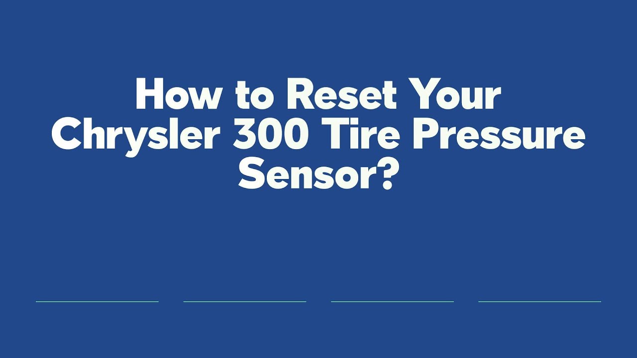 Chrysler 300 Tire Psinull