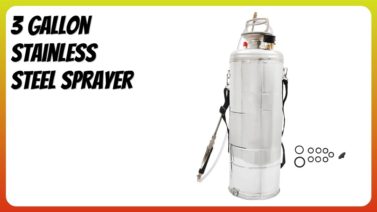 REVIEW (2026): 3 Gallon Stainless Steel Sprayer. Features