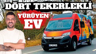 Kendi Kendine Elektrik Üreten 4 Tekerlekli Ev! | Citroen Jumper Karavan