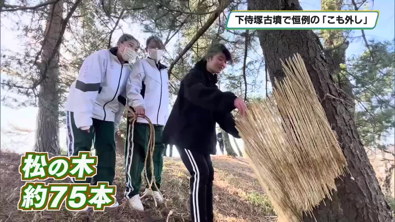 虫の冬眠明け「啓蟄」で「こも外し」 大田原市 (2026年3月5日) - YouTube