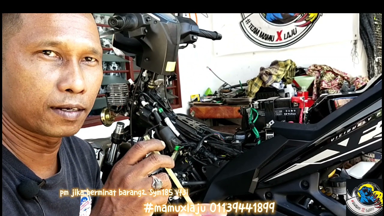 SYM VF3I tukar span racing/fuel fliter /plug /tps /....