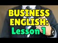 Business English Course - Lesson 1 - Essential Job Vocabulary