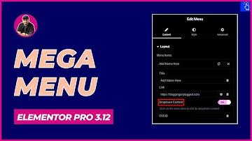 Mega Menu in Elementor Pro 3.12 | New Menu Widget in Elementor | Blogging Unplugged Clips