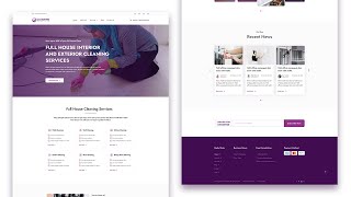 CLEANING SERVICES WEB DESIGN in Figma | Figma Tutorial #shorts