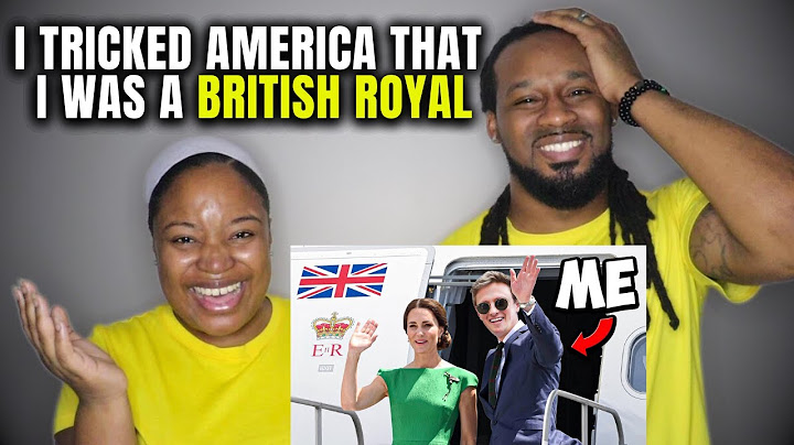 American Couple React "I Tricked America That I Was A British Royal"