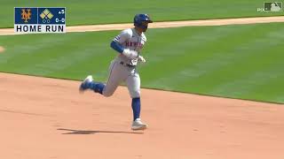 Francisco Lindor Lines First-Pitch Homer