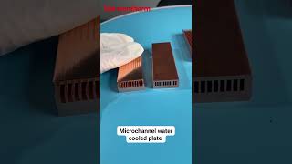 vacuum brazing of microchannel water cooled plate.